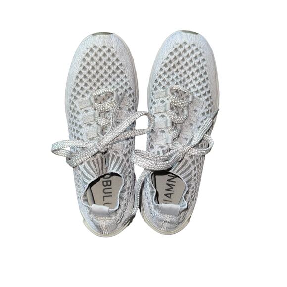 NOBULL Allday Knit Diamond Knit Runner Foam Light cool grey sneaker Size 7.5 - Picture 4 of 11